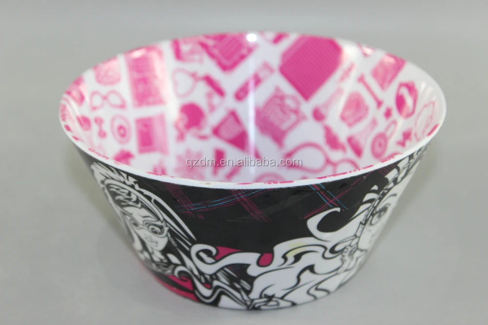Halloween Melamine Bowl,Double Face Print Plastic Bowls
