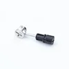 zinc plated carbon steel furniture spreading bolt with black plastic