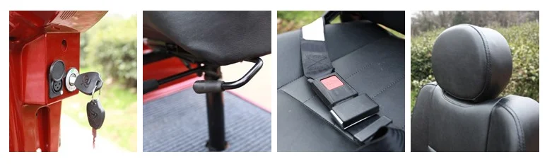 Safe Comfortable Outdoor 4 Wheels Electric Disabled Person Mobility Scooter for Elders