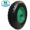 polyurethane Flat free hand trolley wheels PU wheel 16inch