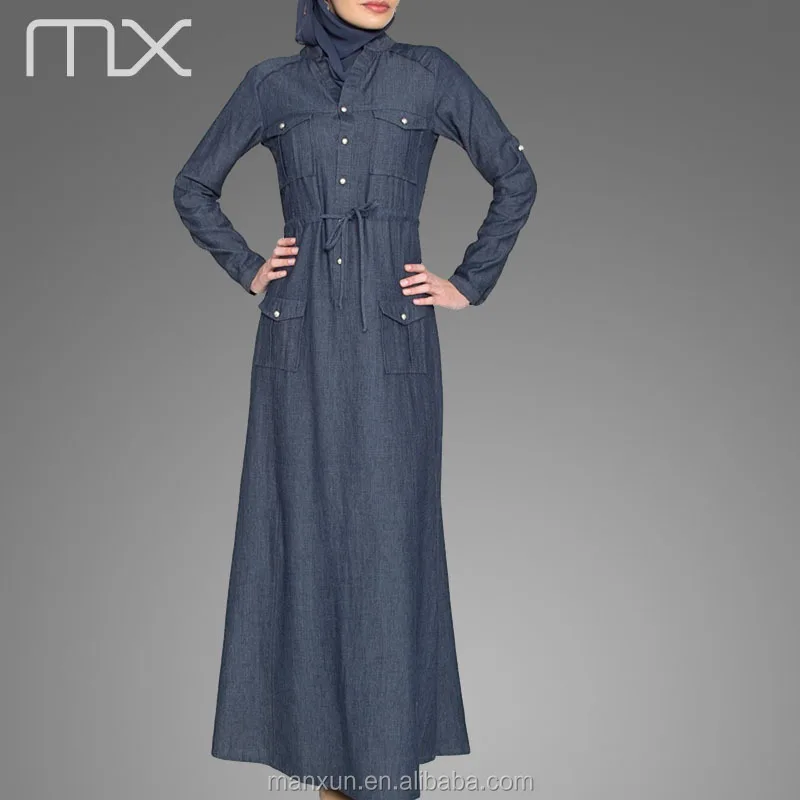 Muslimischen Kleid Fur Nahen Osten Pakistanischen Neue Stil Kleider Denim Lange Maxi Kleid Abaya Islamische Kleidung Buy Lange Maxi Kleid Pakistanischen Neue Stil Kleider Abaya Islamische Kleidung Product On Alibaba Com