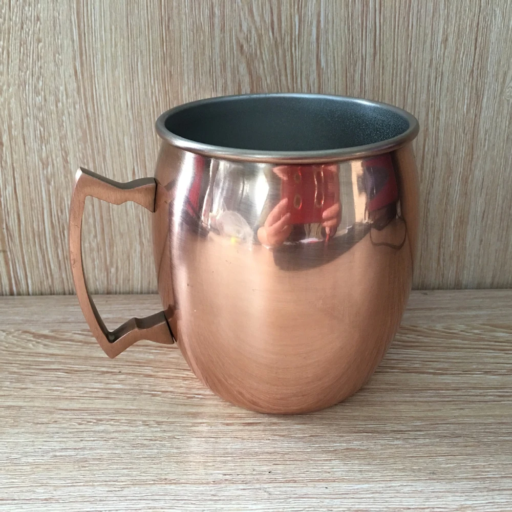 Custom Stainless Steel Copper Plated Moscow Mule Mug Set Of 4 Wholesale