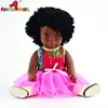 Custom lifelike african american girl black fashion dolls China wholesale factory