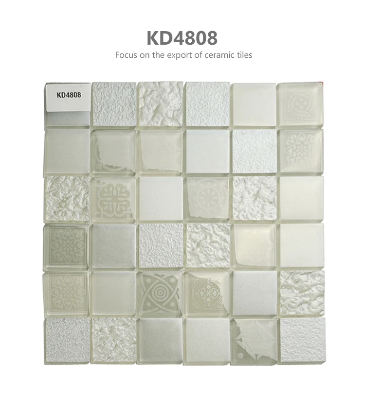 Wholesale Kitchen Backsplash Mosaics Tile Waterproof 30x30 Black And