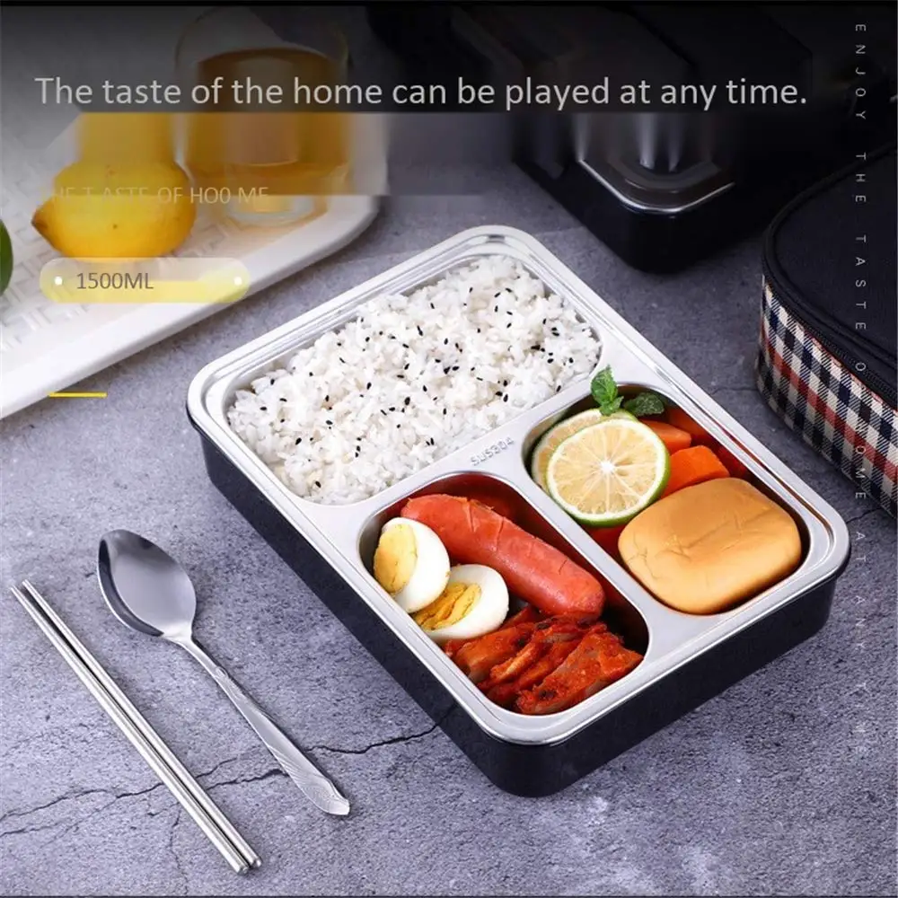 中国供应商不锈钢午餐盒便当盒