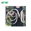 Wall Art Hanging Curved Font Wooden Monogram Letters