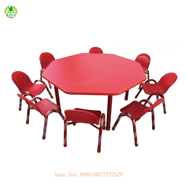 red kids table