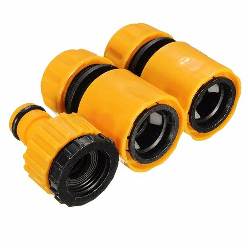 3/4'' Water Hose Tube Garden Lawn Pipe Tap Adaptor Quick Connector Tube Tap Snap 