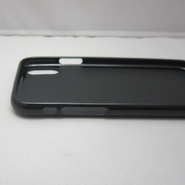 Black Groove Soft Case For iPhone X, TPU Shell For iPhone X