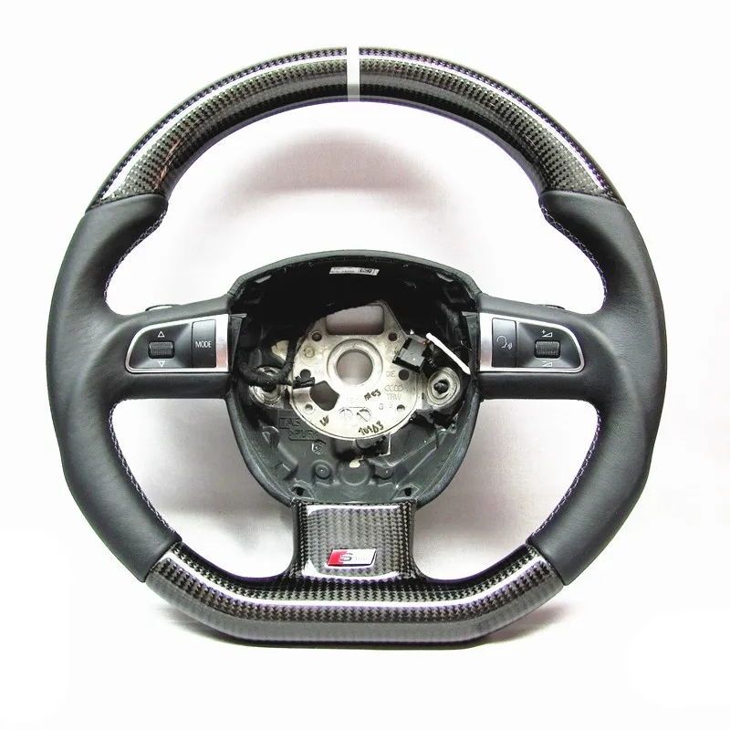 Auto Racing Car Steering Wheel For Audi S8 A8 Q7 Rs6 S6 S5 Rs5 S4