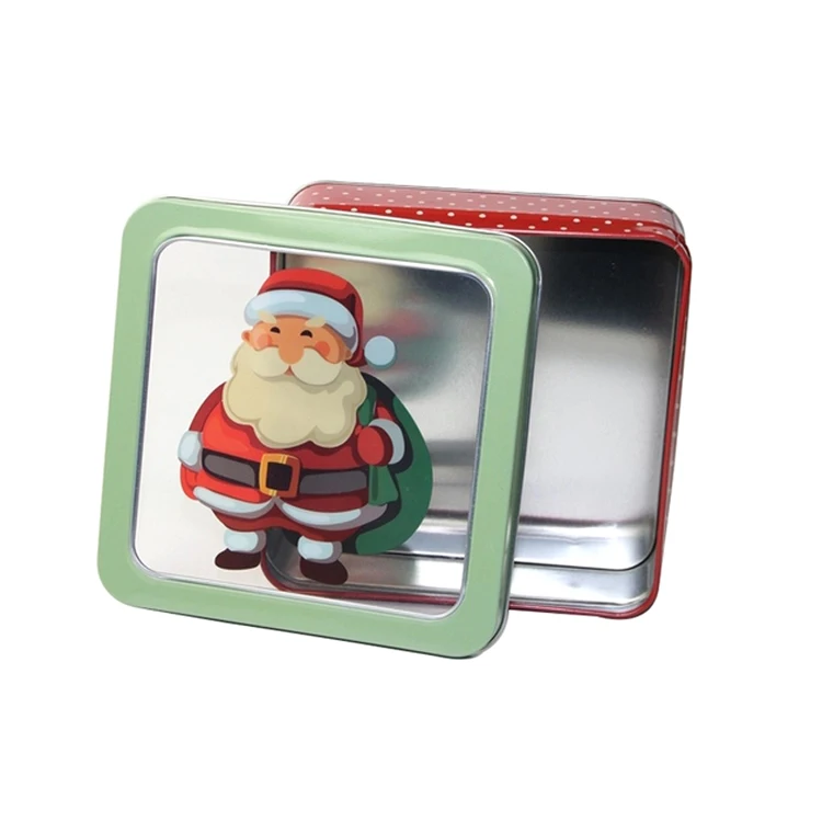 Fancy boxes for chocolate packaging food grade  tin jar Christmas cookie tins  Wholesale