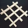 2019 Decoration Wooden Grain Aluminum Open Cell Grille Ceiling For Station