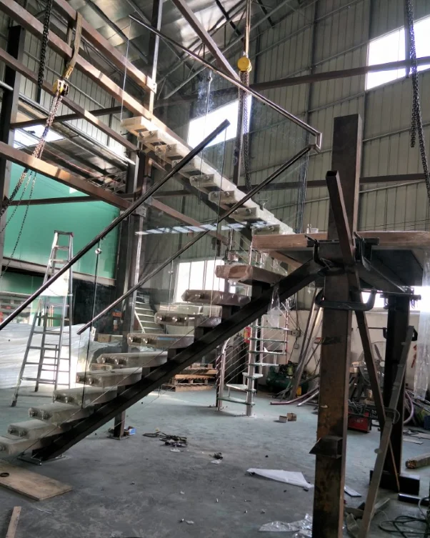 2019 PRIMA Mono Stringer Staircase Design For Building Project