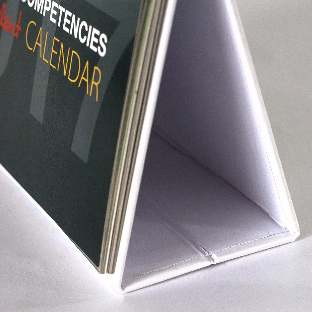 Custom Printing Standing Desk Plan Book Desk Flip Calendars With Wire