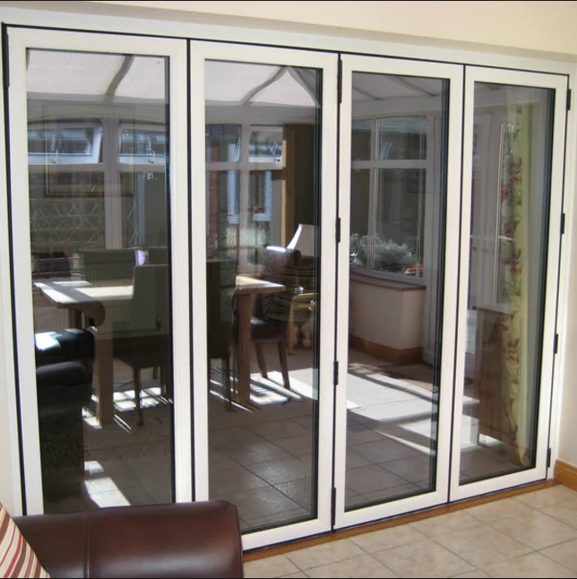 Commercial 3 Stacker Thermal Break Three Tracks Strong Door