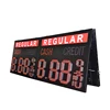 12 inch outdoor led oil display led gas price sign Red REGULAR