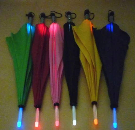 Led Luminous Optic Fiber Umbrella Rgb Colors Changing Umbrella Buy