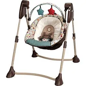 cheap portable baby swing