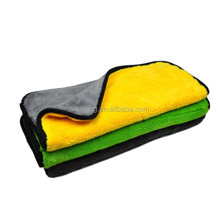 Yellow Microfibre Towels Race-team Home Kitchen Car Valeting Duster Yellow Rag