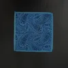 Wholesale Fashion Mens Hand Make Paisley Custom Print Silk Pocket Squares