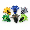 6Pcs Dinky Toys Model Pull Back Flying Airplane Plane DIY Model Educational Toys For Children Christmas