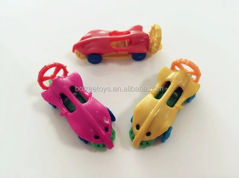 Wholesale Mini Racing Car Plastic Toys For Promotional Capsule Toy