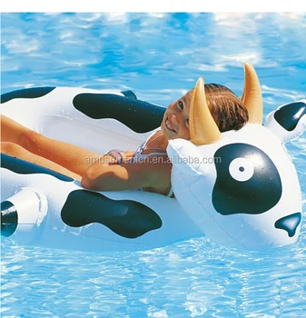 inflatable cow pool float