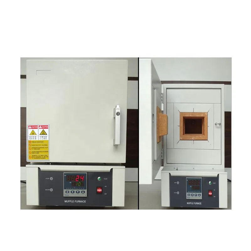 Laboratory Controlled Atmosphere Mini Muffle Furnace 1200c 1500c 1800c
