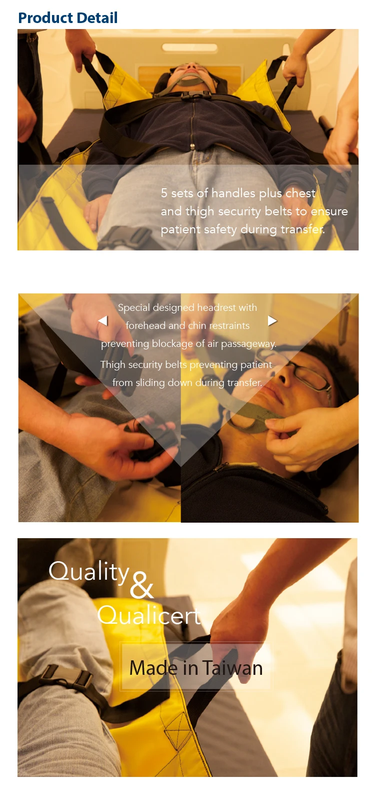Light Weight Folding Patient Emergency Stretcher for Evacuation