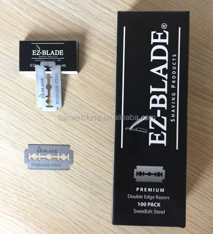 Euromax Platinum Coated Japanese Steel Double Edge Razor Blades 100