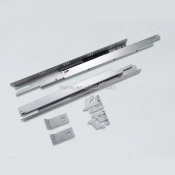 Zinc Plating Undermount Soft Close Drawer Runners Photo View