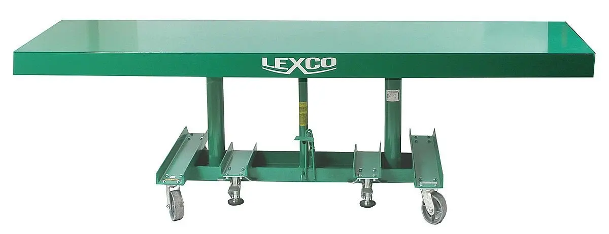 2,000-lb Wesco Industrial Products 273265 Hydraulic Die Lift Table Load Capacity 24 x 49.5 x 36.75