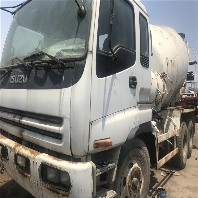 Used Isuzu Mixer Truck Made In Japan,Diesel Engine Concrete Mixer With Good Price For Sale Buy