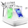 6 in 1 Water Dermabrasion RF Bio lifting Spa Facial Machine/ aqua skin cleaning small bubble beauty salon equipment