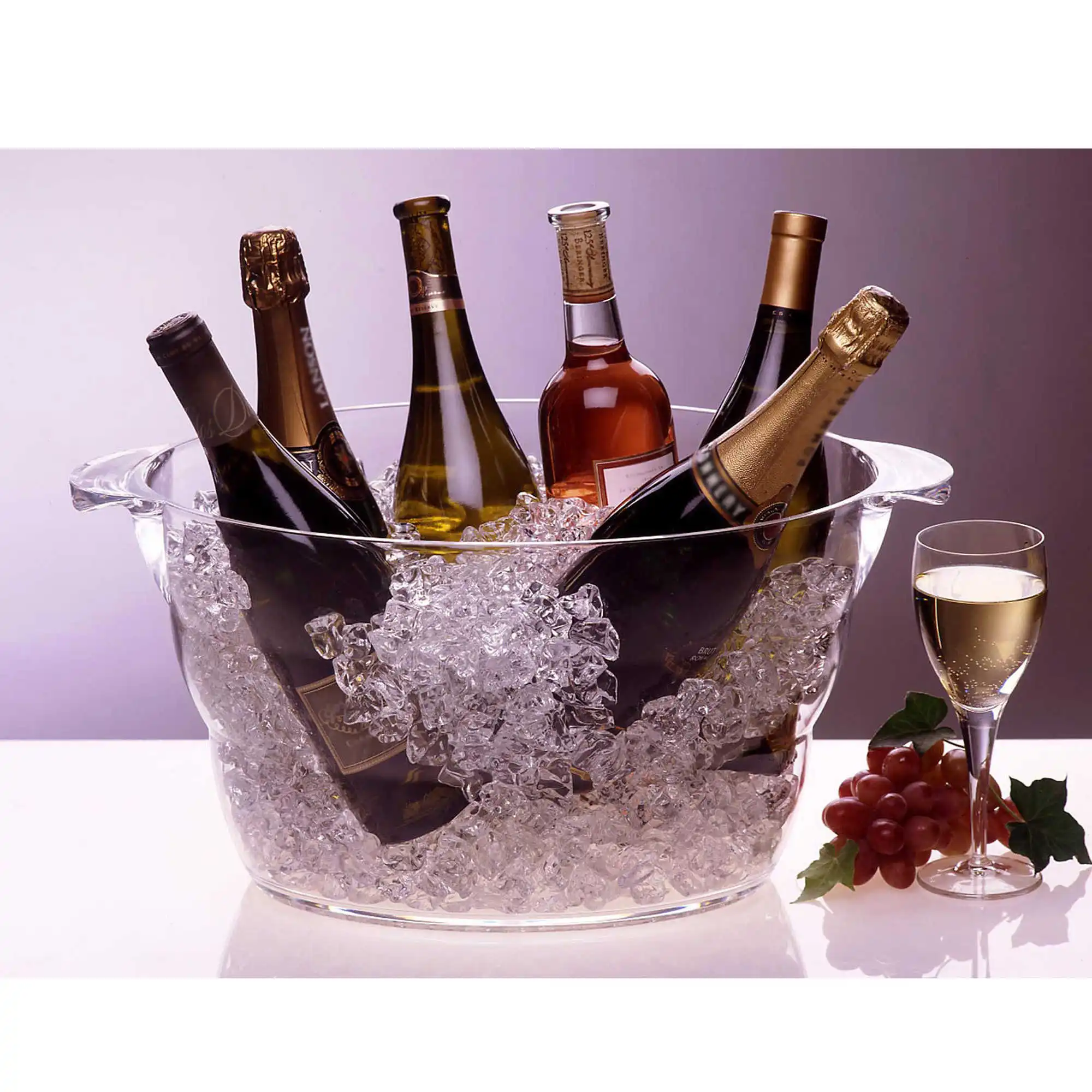 Clear Acrylic Party Wine Tub 12l Wine Chiller Bucket Buy Wine Tub