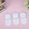 Paper Clothing Hang Tag With String Custom Printed silver foil stamping logo