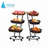 Fruit shop display props three layer fruit rack convenience store display stand fruit vegetable display rack