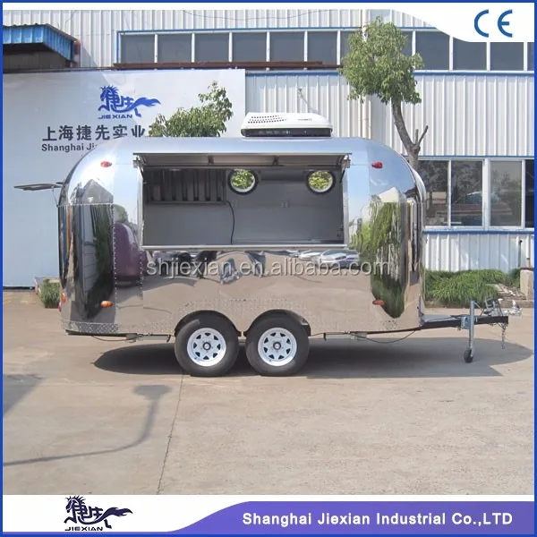 JX-FR300WB Best Concession Food Trailer Manufacturer With Kitchen For Sale