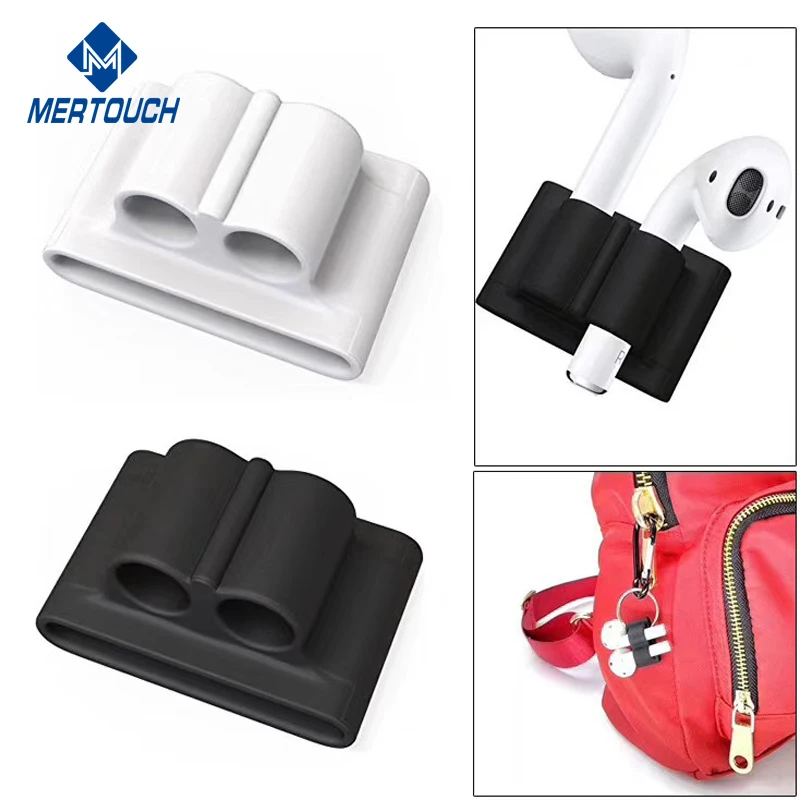 For Airpod Holder,Portable Antilost Silicone Holder Case For Apple