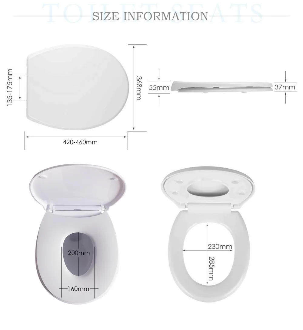 Family Adult And Kid Plastic Toilet Seat With Child Seat Buy Toilet Seat With Child Seat