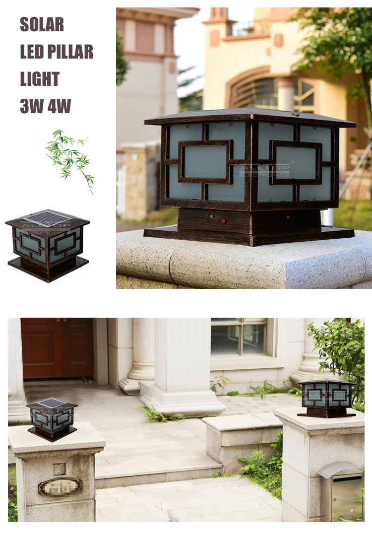 High Quality Aluminum Waterproof Outdoor Ip65 3w Garden Stone Pillar Light Buy 3w Garden Stone
