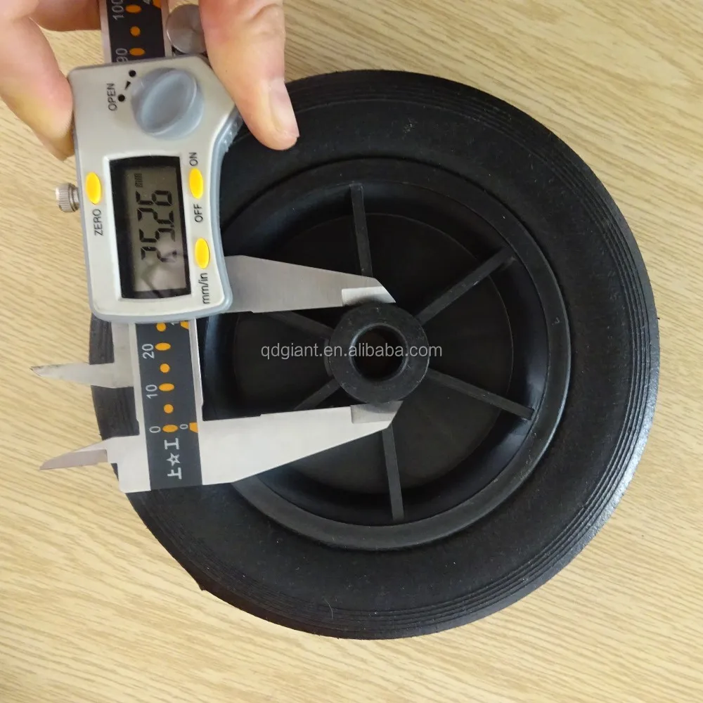 durable small rubber castor wheel 6 inch