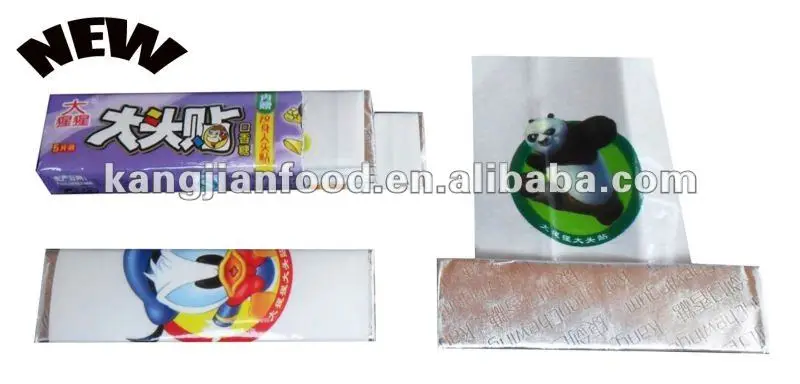 chewing gum with tattoo NEW