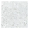 30cm*30cm wholesale seamless mother of pearl shell peel stick self-adhesive mosaic shell tiles