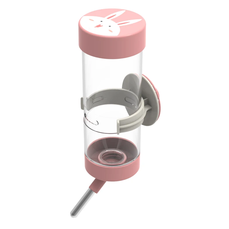 Carno 500ml Cartoon Plastic Rabbit Water Drinking Bottles Pet Drinking