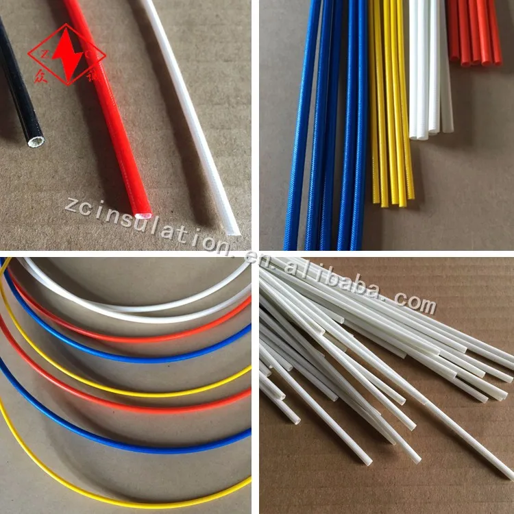 High Temperature Fiberglass Sleeving Coated Silicone Resin Sleeve - Buy ...