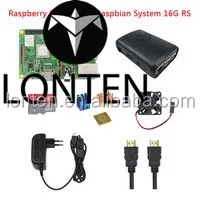 2018 Raspberry Pi 3 Model B+ Plus+ABS Case+CPU Fan+3A Power Adapter with Switch+16G 32 +Heat Sink+ Cable for RPI 3B+