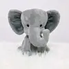 9 Inches Great for Nursery Room Bed Decorative Grey Stuffed Elephant Animal Plush Toy