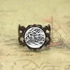 Dragon ring Norse god artwork art glass Photo Cabochon ring