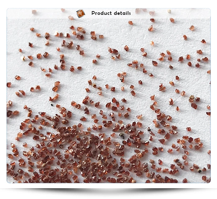 Natural raw polishing media garnet abrasive grit for abrasive Disc